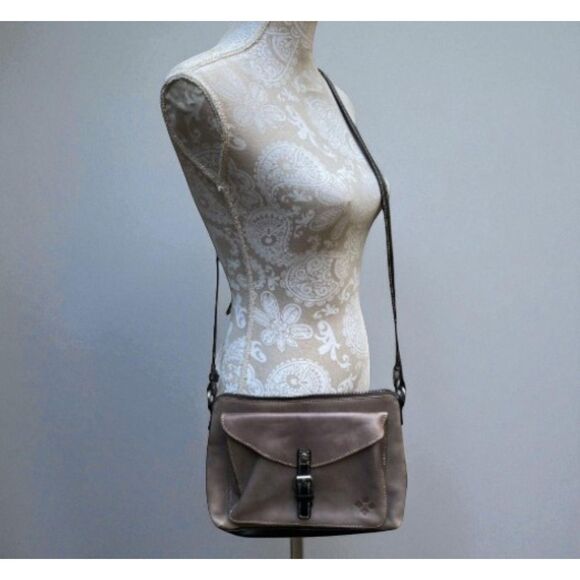 Vtg Patricia Nash Distressed Leather Crossbody Handbag Purse Glaze Avellino - Picture 2 of 13